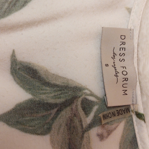 DRESS FORUM A La Tart Lemon print wrap dress, XS - Picture 4 of 5